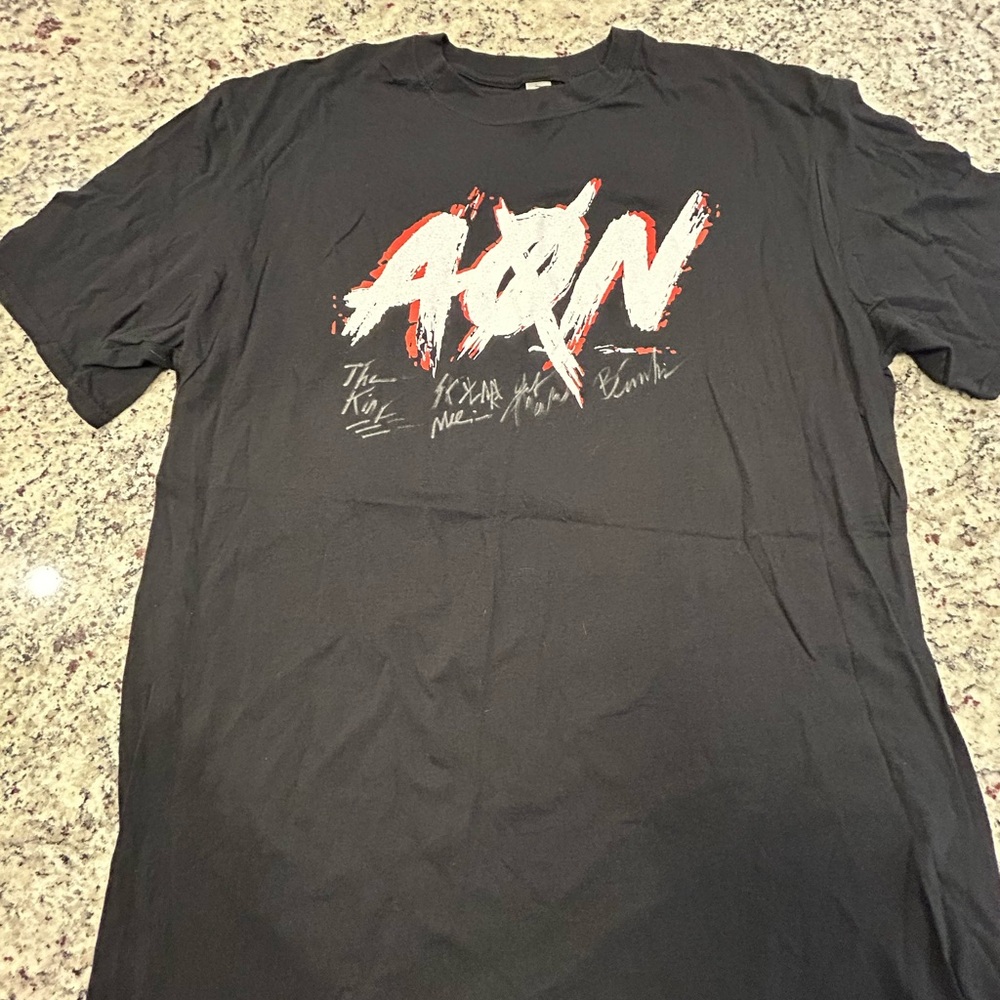All‎ Or Nothing Autographed Band Merch Tee